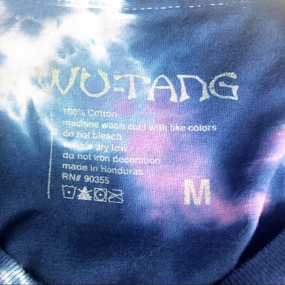 Wutang Purple Tie Dye T Shirt Tee - Picture 7 of 8